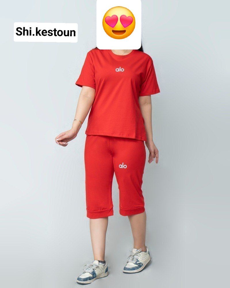 ست تیشرت و شلوارک نخ پنبه